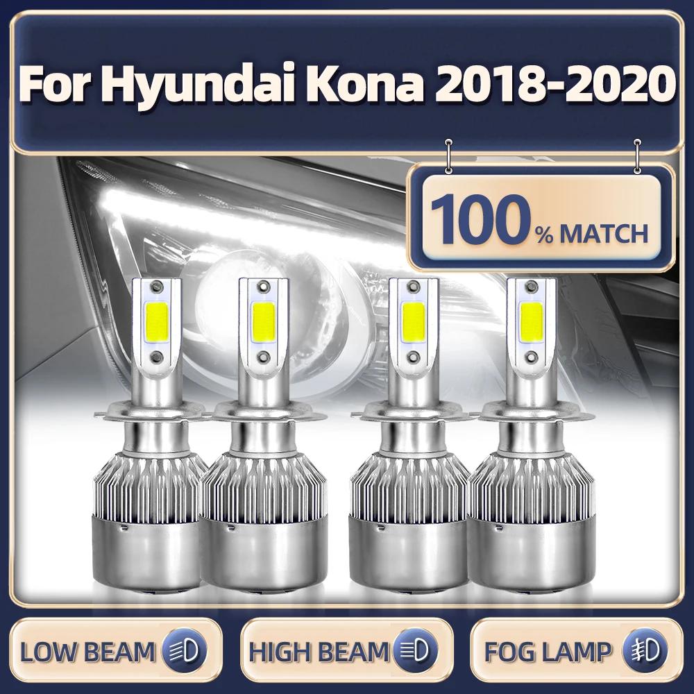 H7 Canbus LED Ʈ , 6000K  LED ڵ , 40000LM  ο  ڵ ,  ڳ 2018 2019 2020, 12V